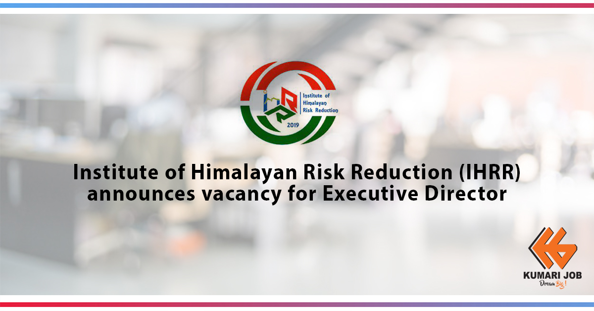 Institute of Himalayan Risk Reduction (IHRR)